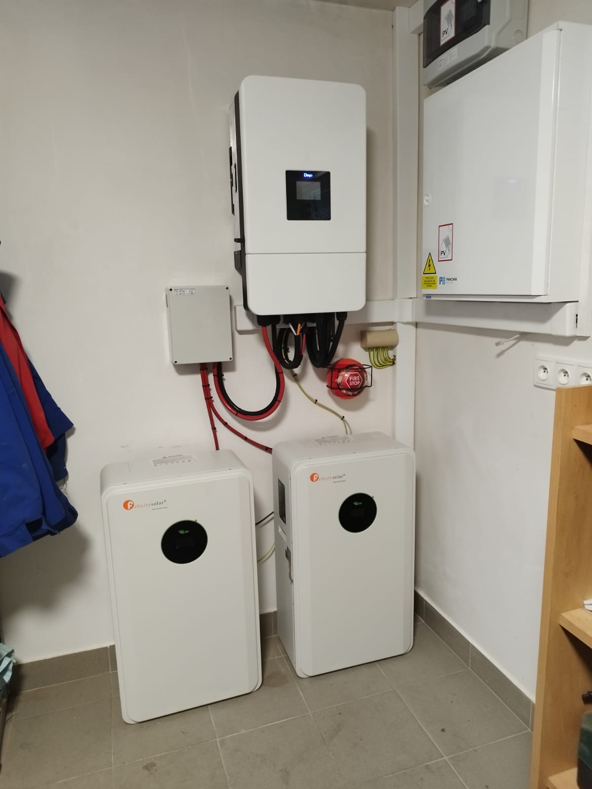 Bateriové úložiště 25 kWh s protipožární ochranou
